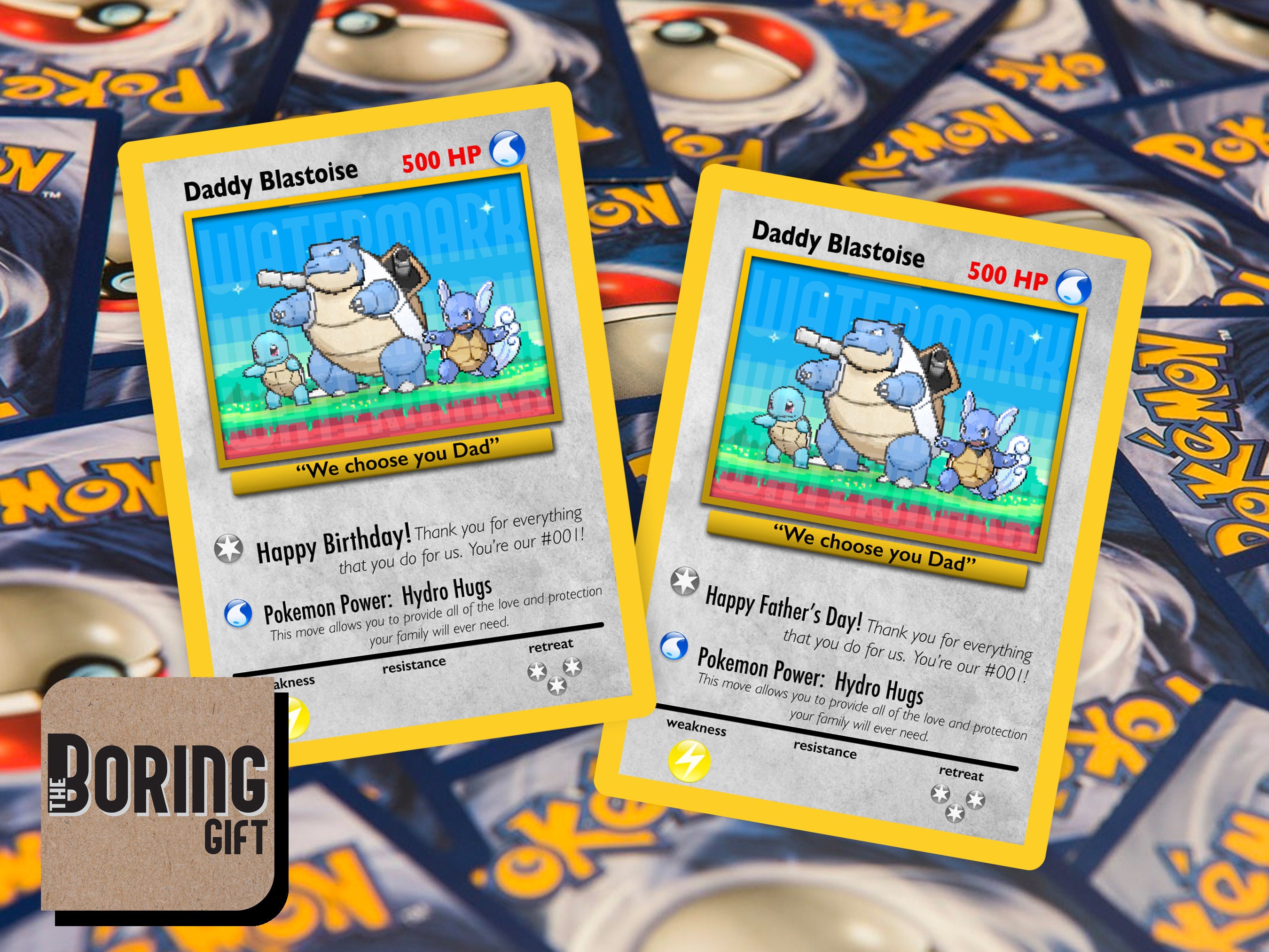 pokemon father's day cards Pokemon Blue