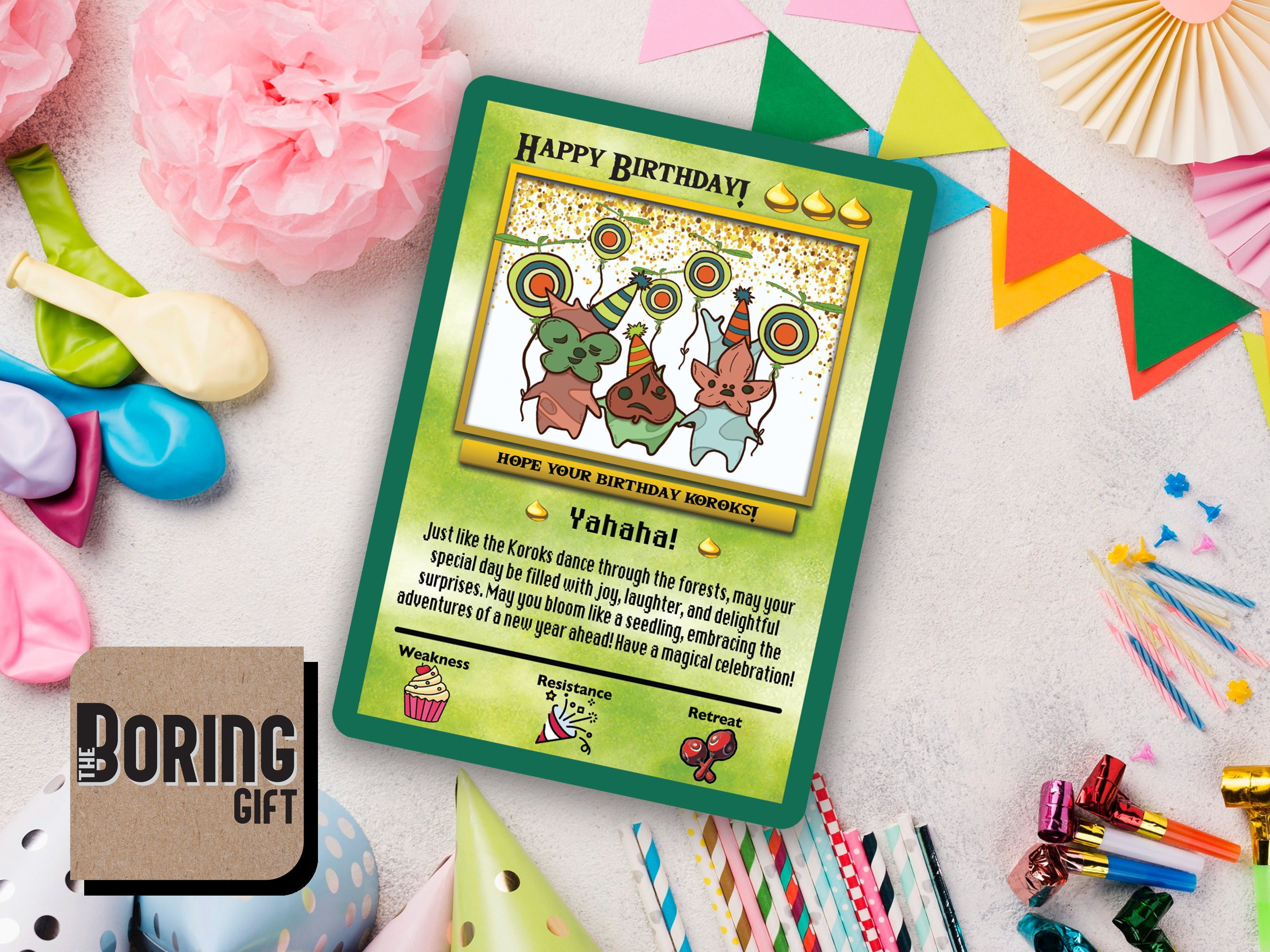 CORTIS PYPD BIRTHDAY PARTY コアゾーン トレカ Korok Birthday Card – Zelda Tears of the Kingdom, Gamer Gift - Etsy