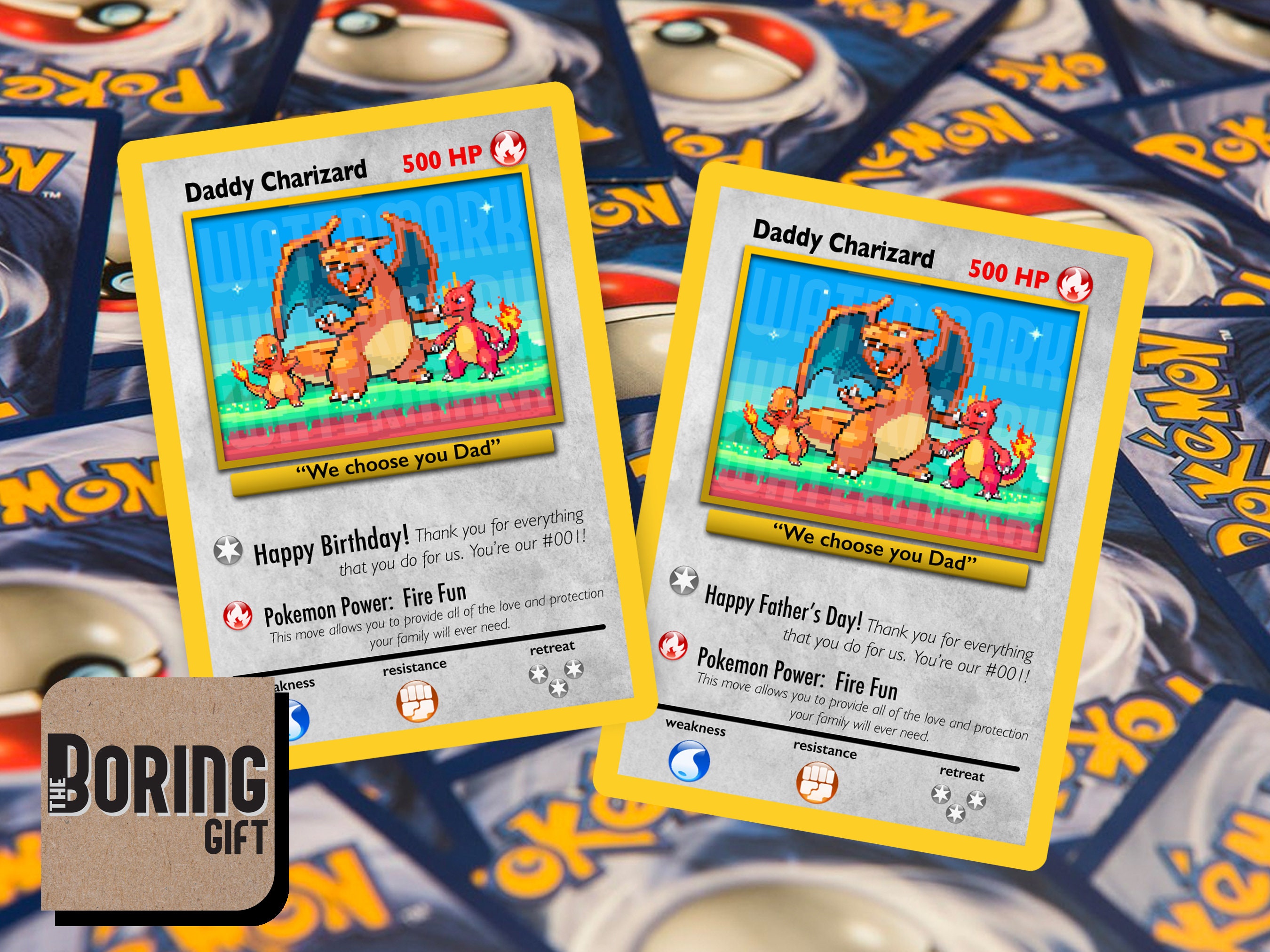 pokemon father's day card Pokemon Fathers Day Card, Editable Pokepet Custom Gift for Dad, –  CreativeRino