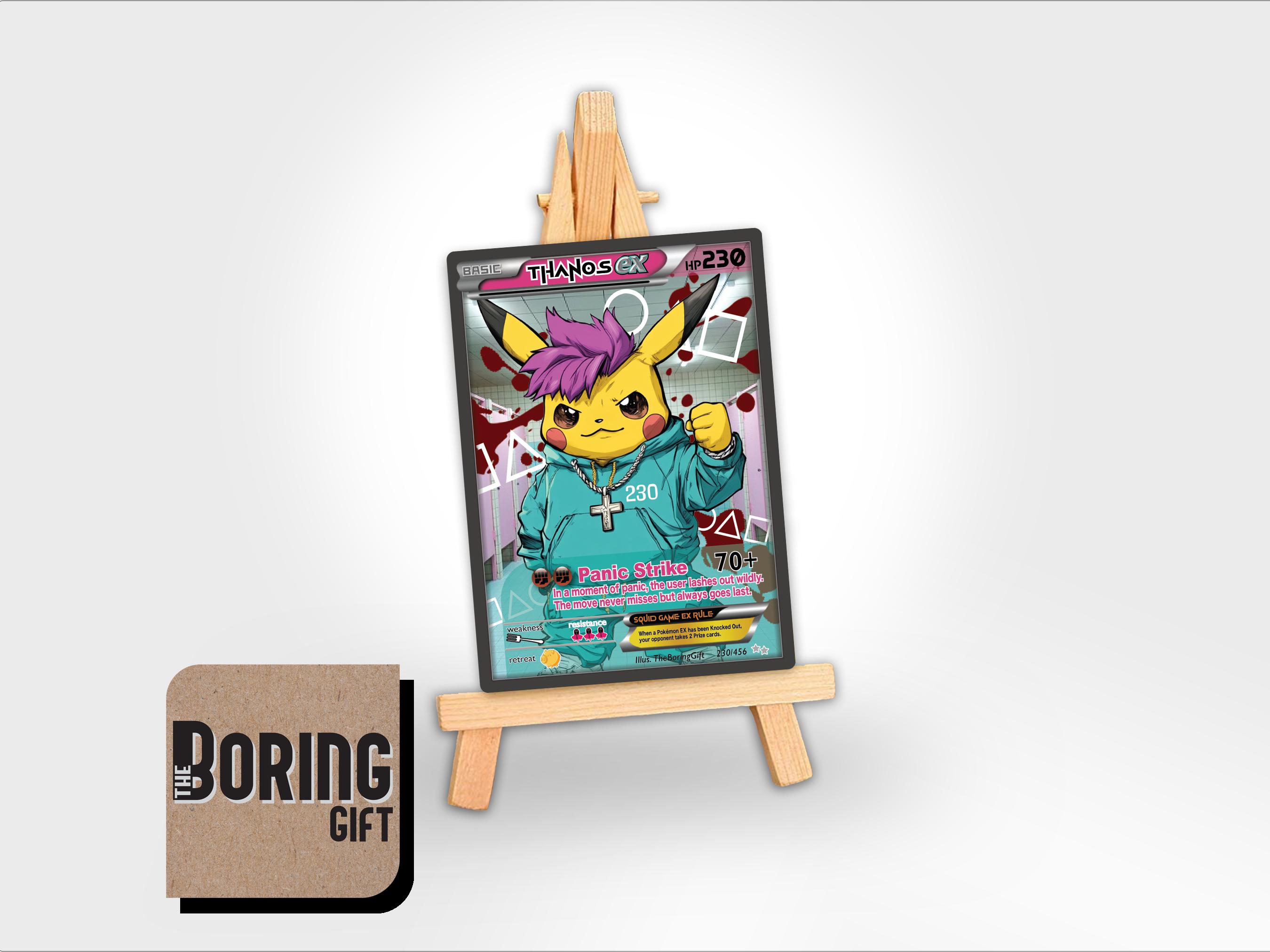 custom pokemon cards squid game Ancient Mew Pokemon Card Challenge Coin  Southpaw Squid Designs