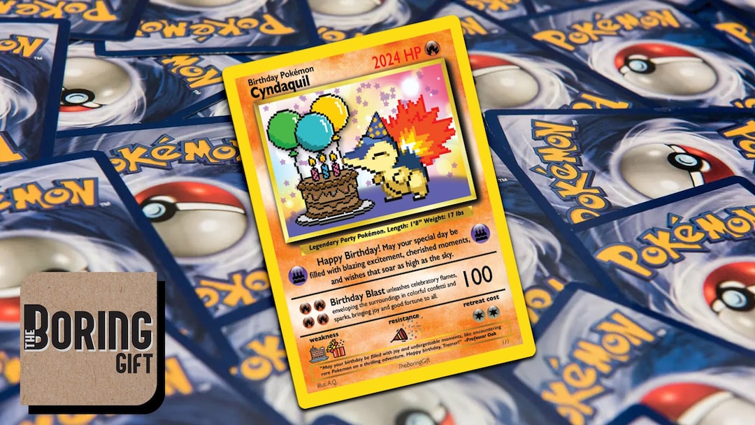 Custom Birthday Pokemon Card - Cyndaquil Design - Perfect Gift Idea for Gamer Gifts and Pokemon Fans - Etsy Custom Birthday Pokemon Card - Cyndaquil Design - Perfect Gift Idea for Gamer Gifts and Pokemon Fans - Etsy