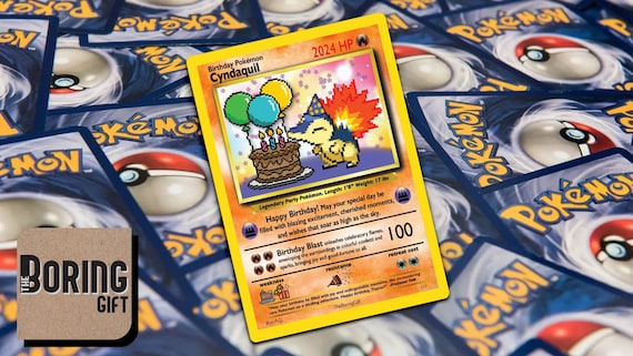 pokemon card gift ideas Wedding Card
