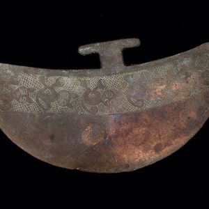 Chimu - Inca Bronze Axe with Feline Design
