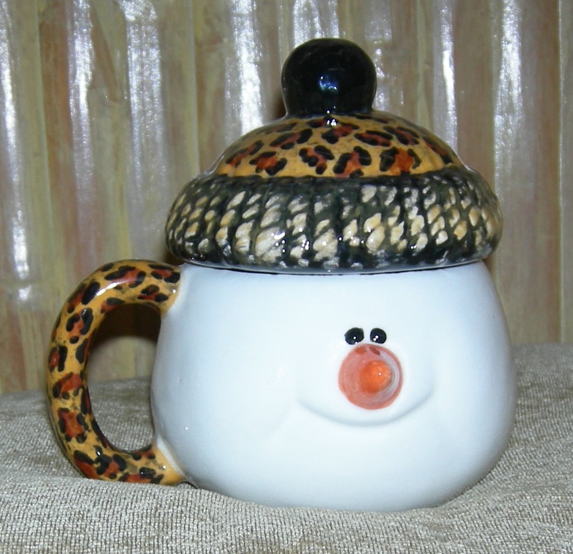 snowman hot chocolate mug