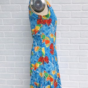 Vintage Tropical Summer Dress. Beach Dress. Tropical Summer Dress. image 6