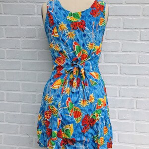 Vintage Tropical Summer Dress. Beach Dress. Tropical Summer Dress. image 5