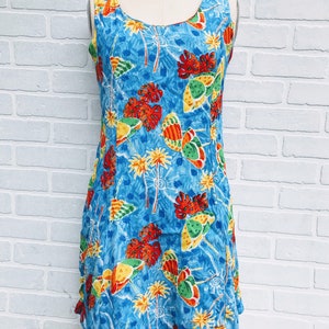 Vintage Tropical Summer Dress. Beach Dress. Tropical Summer Dress. image 8