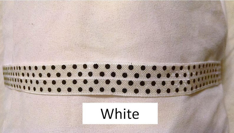Set of 2 Polka Dot Burlesque Garter Multiple Colors \u2013 Ruffle Headband Ass Jiggler Dancer Garter
