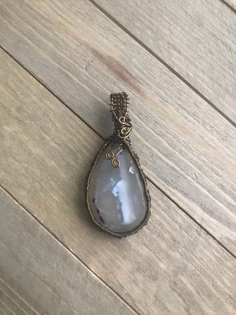 Blue Chalcedony slice