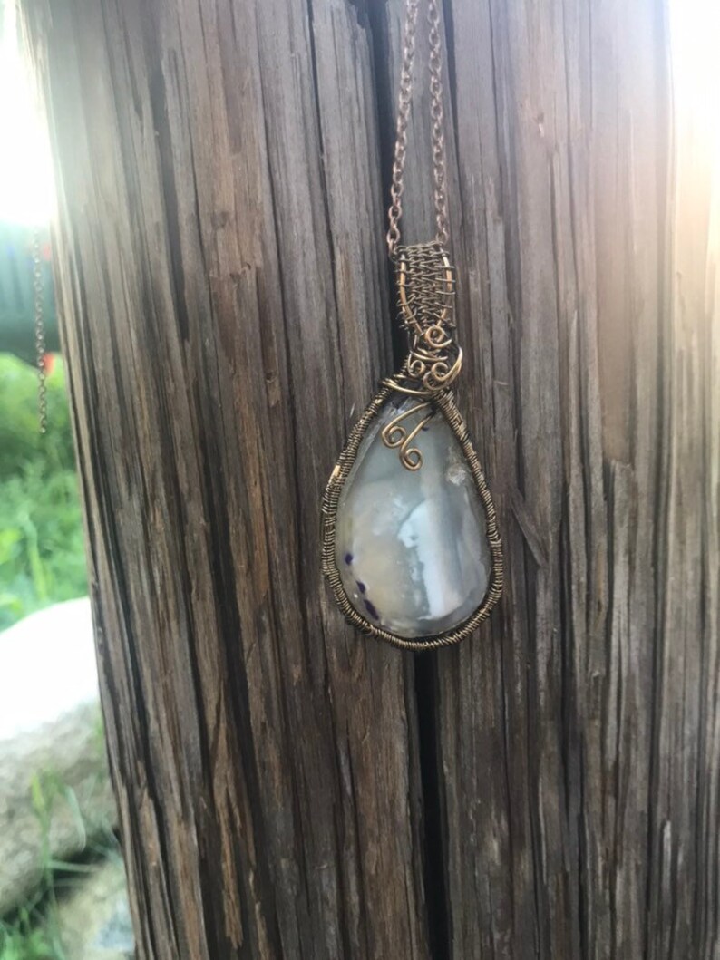 Blue Chalcedony slice