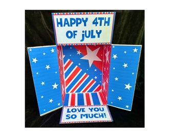 4. Juli Patrish Care Paket Box Decor - LDS Missionar, Militär, Studenten Geschenk Digitaler Download