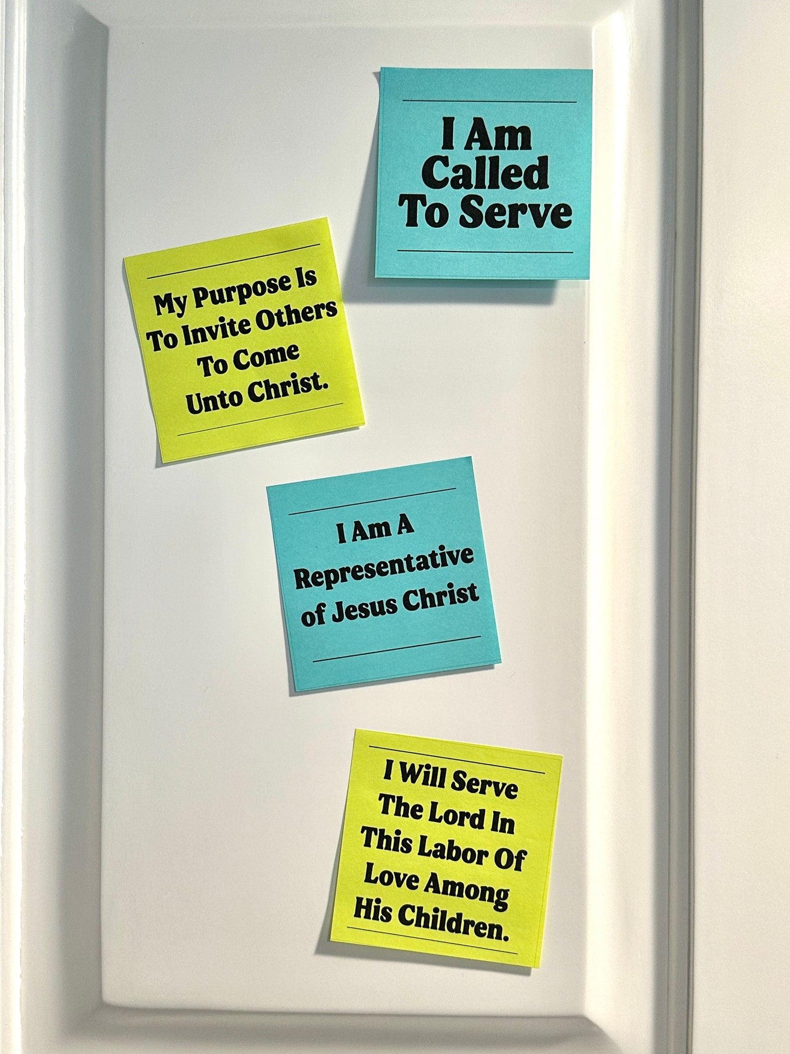 LDS Missionary Mission Call Sticky Note Reminders - Etsy