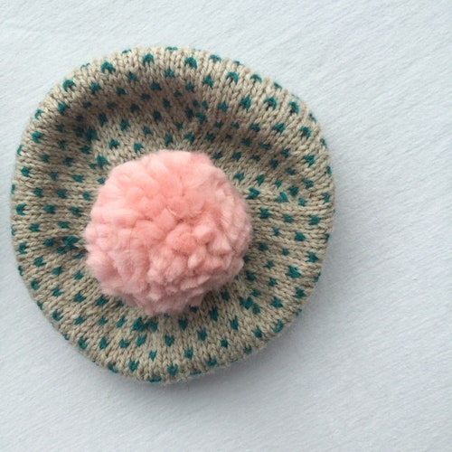 Teal high quality Speckle Hat