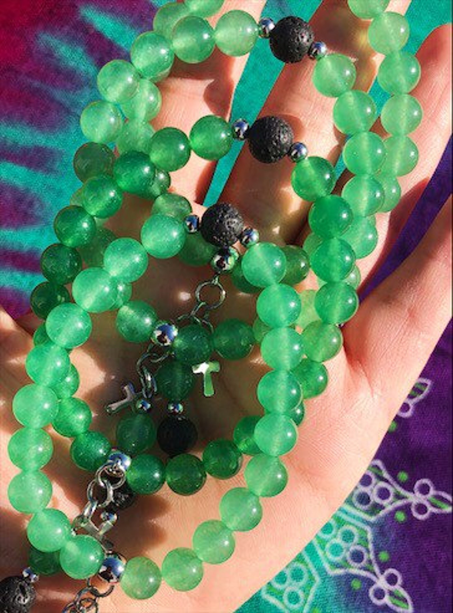 Good luck bracelet Green jade bracelet jade bracelet Etsy