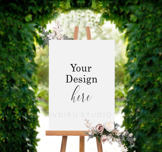 Free Poster Stock Mockup Wedding Sign Wedding Stock Images