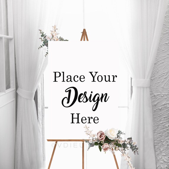 Poster Mockup Wedding Poster Mockup Bridal Shower Poster Board Poster Mockup Wedding Poster Mockup Bridal Shower Poster Board
