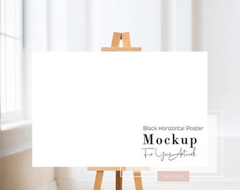 White Poster Mockup Image: Wedding & Seating Chart Sign (Digital Download)