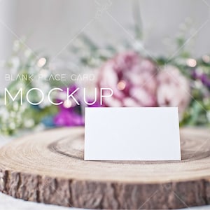 Maquete de cartão de casamento, cartão de barraca, modelo de cartão de lugar, maquete de objeto inteligente, maquete de cartão de mesa, VDPlaceCard-2