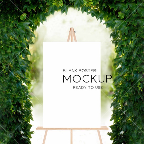 Download Welcome Sign Mockup Image Poster Easel Mockup Wedding Easel Etsy