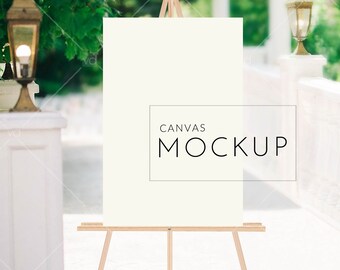 Wedding Sign 24x36" Poster Mockup: Easel Display (Digital Download)
