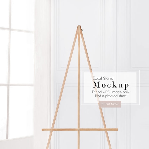 Easel Stand Stock Image, Easel Image Mockup, Wedding Sign Mockup, Easel Sign Mockup, VDieu-380