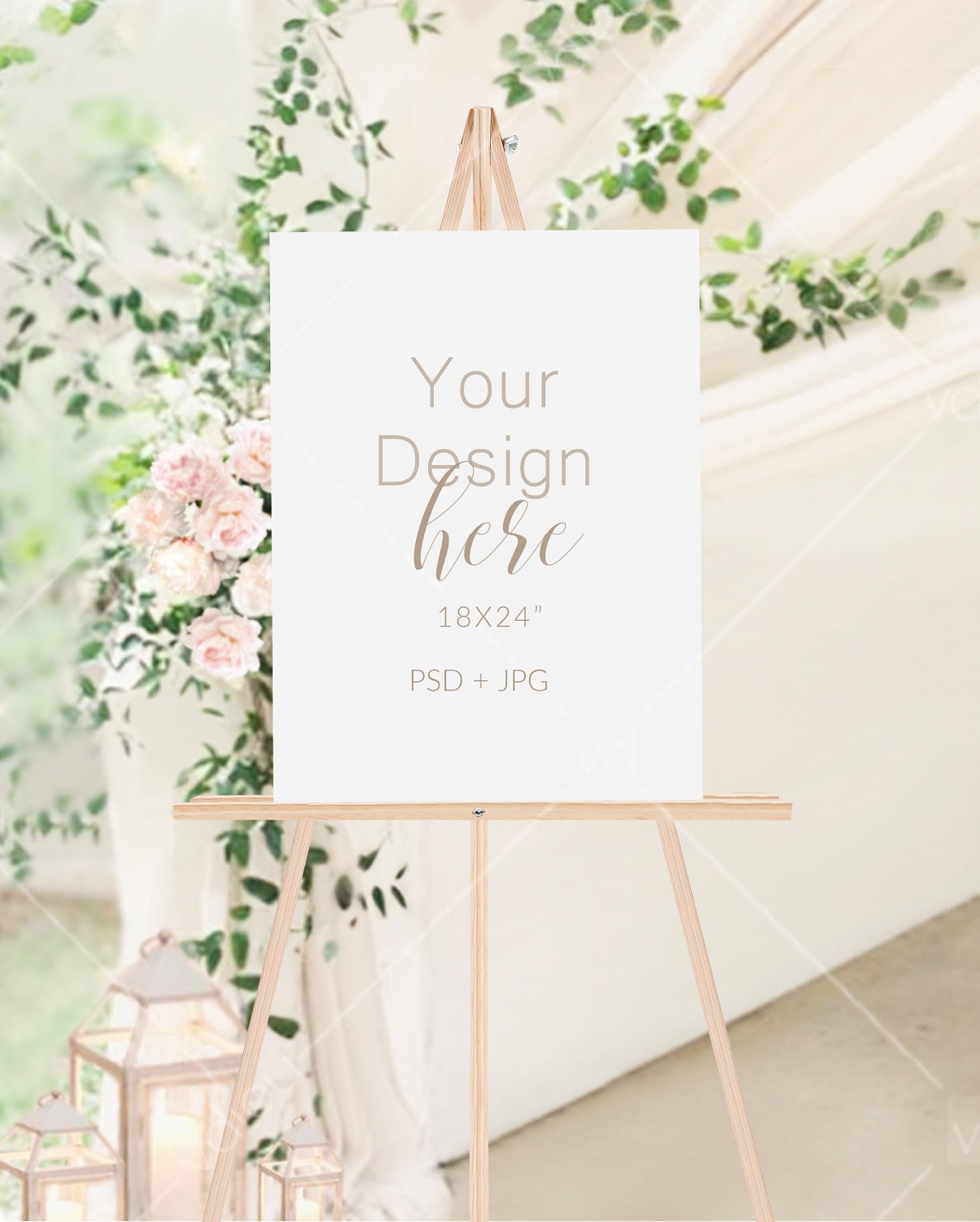 18x24 Poster Mockup Poster Easel Mockup Easel Mockup Etsy