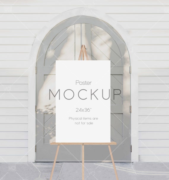 Easel Mockup Poster Mockup Seating Chart Mockup Wedding Sign Mockup Sign  Mockup 24x36 White Poster Jpeg File Digital Download 