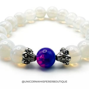 Bisexual Pride Bracelet / Bi Pride Beaded Bracelet / Handmade LGBTQ Bracelet / Subtle Pride LGBT / Minimalist Jewelry for Pride Month