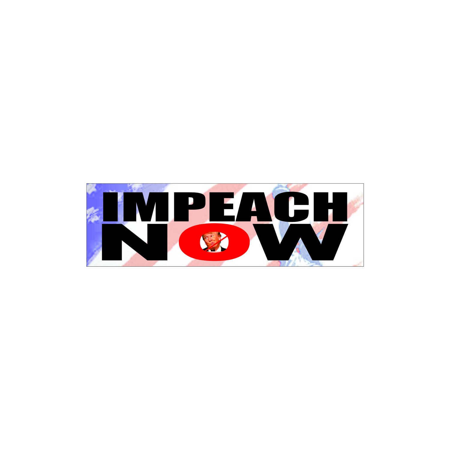 Impeach now saying bumper sticker impeach trump sign Impeach | Etsy