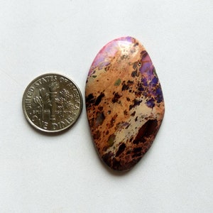 Sea sediment jasper cabochon , Colorful jasper , Beautiful jasper  , Sea jasper for pendant , Fancy shape jasper