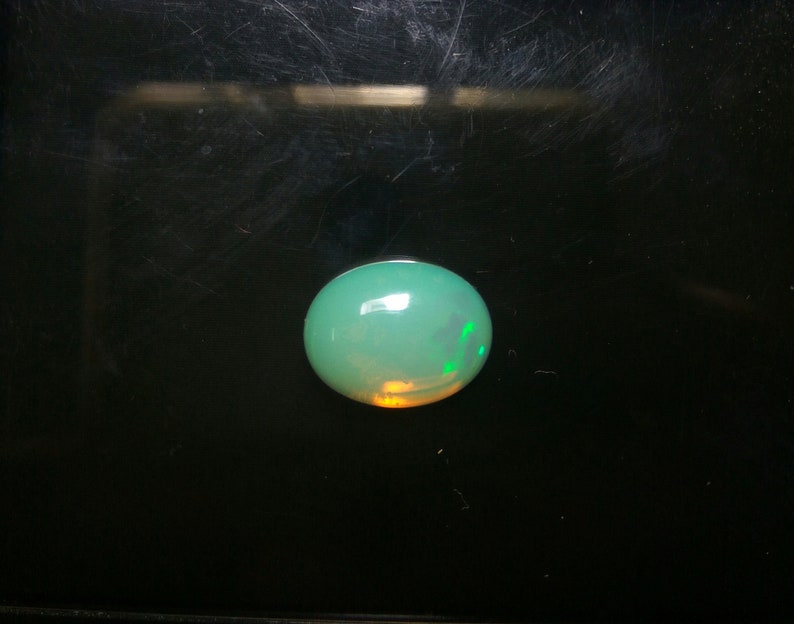 Opal-Natural Ethiopian opal-welo opal-fire opal-Opal cabochon-oval opal-opal cab-TCW 2.8-Code KK7