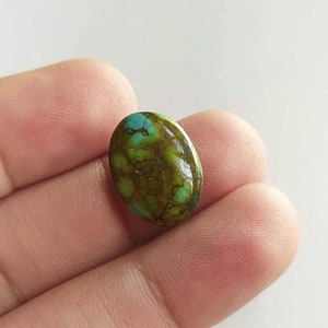 Hubei-turkoois natuurlijk / natuurlijk turkoois / Hubei-turkoois / turkoois / cabochon turkoois / cabochon turkoois / turkoois voor ring / TQ22