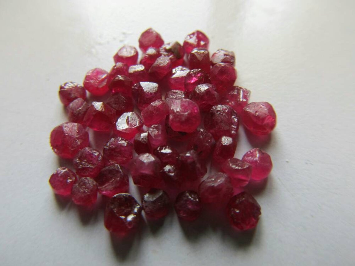 Natural / Untreated / Mozambique Raw Ruby Rough / Unpolished / Etsy