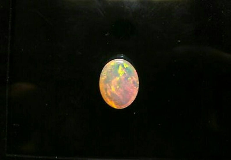 Opal-Natural Ethiopian Opal-Welo Opal-Oval Shape Opal Cabochon-Ethiopian Opal-Opal Cab-Jewelry Supply-Fire Opal-Multifire Opal-Code T52