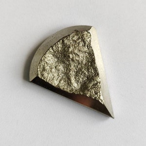 Beautiful 45.70 carats Golden Pyrite Druzy Cabochon for jewelry making #PD3