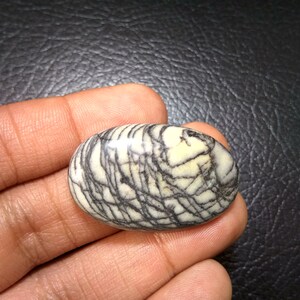 SPIDER WEB JASPER-Spider jasper cabochon-Oval Spider jasper-Beautiful jasper-Loose spider jasper-Jewelry making item-Jewelry supply-CodeZ12A
