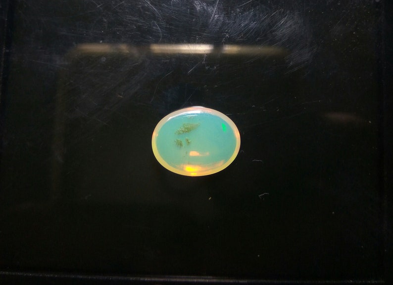 Opal-Natural Ethiopian opal-welo opal-fire opal-Opal cabochon-oval opal-opal cab-TCW 2.8-Code KK7