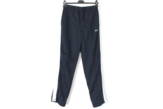 navy nike track pants