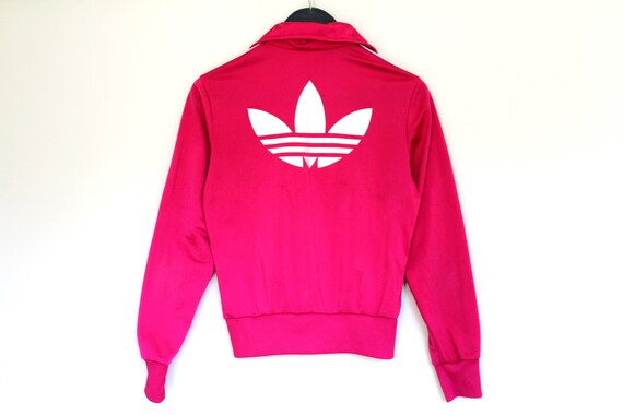 Pink Silver Adidas Tracksuit Vintage Women S Jacket Hip Etsy