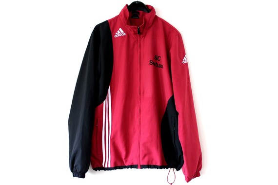 burgundy mens adidas tracksuit