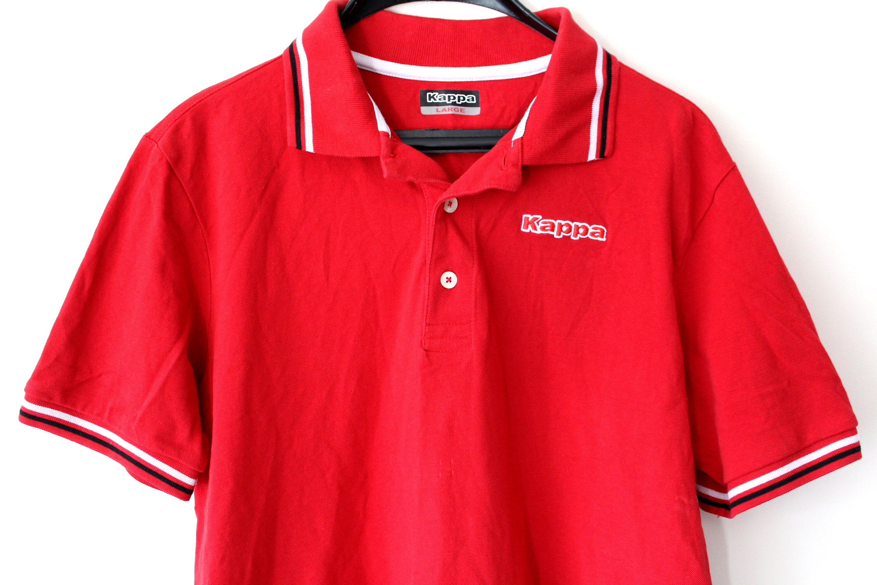 Vintage Kappa Shirt Red Kappa T-shirt Polo Shirt Hip Hop | Etsy