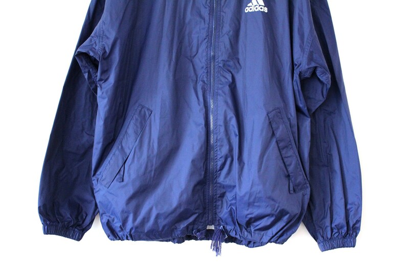 blue adidas coat
