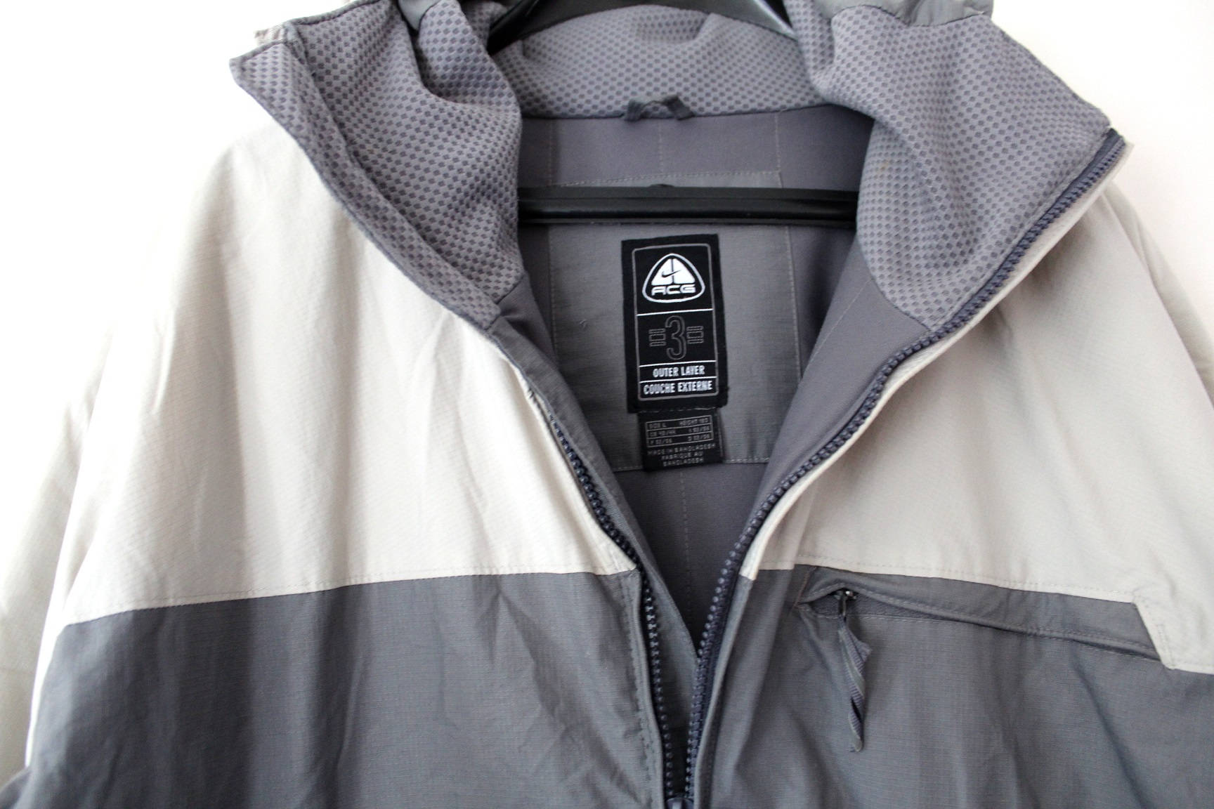 Vintage 90's Nike ACG Jacket Gray Nike 