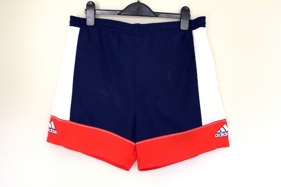 red white and blue adidas pants