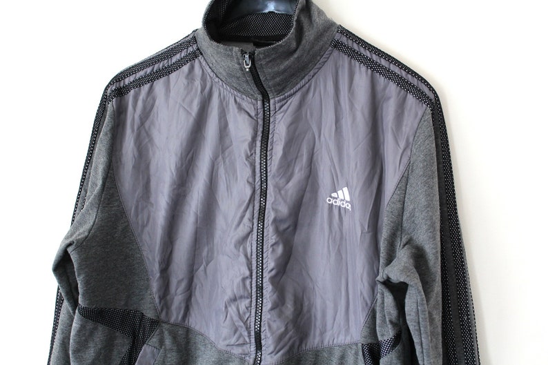 adidas tracksuit gray