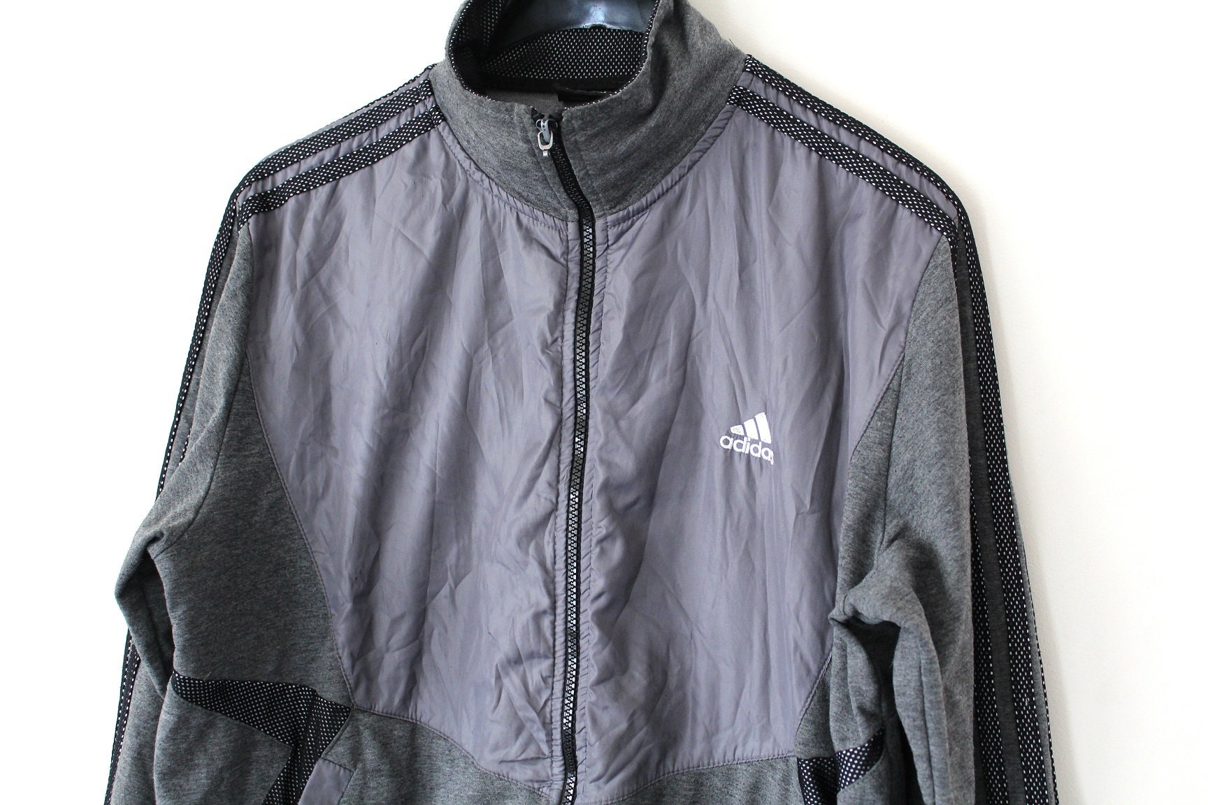 gray adidas tracksuit