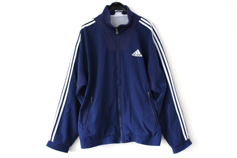 Vintage ADIDAS track jacket windbreaker 90s Tennis Sports White Color Rare Vintage ADIDAS track jacket windbreaker 90s Tennis Sports White Color Rare