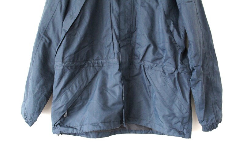 Size Men/'s M Outdoor Hooded Jacket Blue Mountain Jacket Shell Only Vintage Helly Hansen Jacket Hiking Jacket Windbreaker