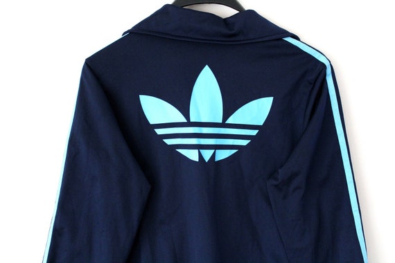 VINTAGE ADIDAS JACKE Sweatshirt Herren Große M Blau Gelb VINTAGE ADIDAS JACKE Sweatshirt Herren Große M Blau Gelb