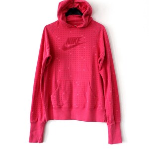 Vintage Nike Hoodie Pink Sweatshirt 